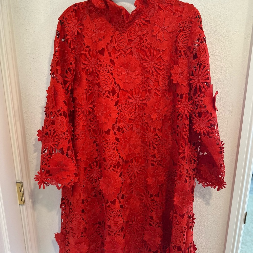 Tuckernuck Vibrant Red Dress
